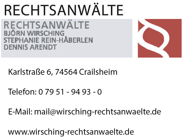 Rechtsanwaltskanzlei Wirsching